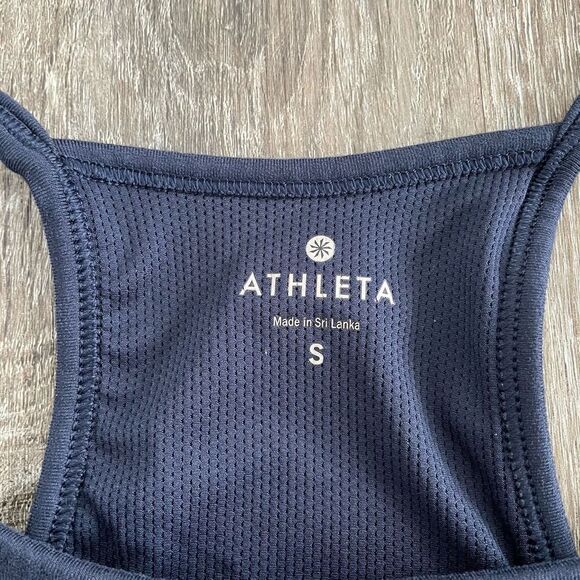 Athleta Navy Blue Sports Bra - Size: Small - Picture 3 of 5